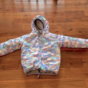 Girls reversible Northface jacket size 5-6